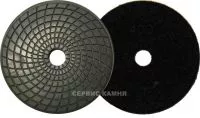Алмазный гибкий шлифовальный круг ЧНС D100x3 №400 (Украина)