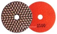 Алмазный гибкий шлифовальный круг JA hexagonal premium D100x3,5 dry №1500 (Китай)