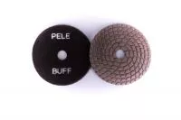 09.Алмазный гибкий шлифовальный круг PELE премиум D100x3,5 dry №buff (Украина)																														