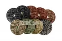 КОМПЛЕКТ_Алмазный гибкий шлифовальный круг JA standard D100x2 wet (30,50,100,200,400,800,1500,3000,BUFF)