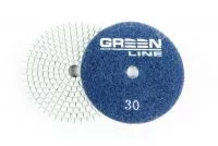 Алмазный гибкий шлифовальный диск GREEN LINE BIEGE D100x4,0 dry №30