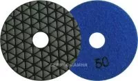 Алмазный гибкий шлифовальный круг DY triangle D100x4,0 dry №50 (Китай)