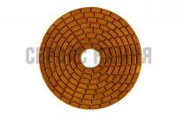 Алмазный гибкий шлифовальный круг KS D100x2,5 dry №800 (Китай)