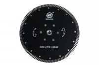 Алмазный диск по граниту WANLONG TURBO 230х2,5х8,5хМ14 турбо черный (Китай)