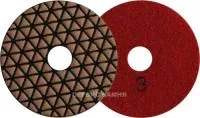 Алмазный гибкий шлифовальный диск DY 5 step D100x4,0 dry №3 (Китай)