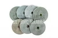 КОМПЛЕКТ Алмазный гибкий шлифовальный круг JA 100x2xVelcro (7 шт.: №50,100,200,400,800,1500,3000) Китай