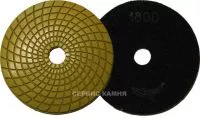 Алмазный гибкий шлифовальный круг ЧНС D100x3 №1800 (Украина)