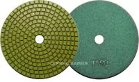 Алмазный гибкий шлифовальный круг GREEN LINE Olivine D100x4 wet №1500 (Китай)