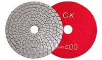 Алмазный гибкий шлифовальный круг FEIYAN белые D100x3,5 wet №400 (Китай)