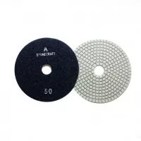 Алмазный гибкий шлифовальный круг STONECRAFT D125х4,0 wet №50 (Украина)