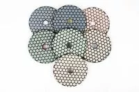 КОМПЛЕКТ_Алмазный гибкий шлифовальный диск hex. D100x4,0 dry(50,100,200,400,800,1500,3000) (Китай)