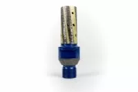 Фреза пальчиковая для ЧПУ SANG М0903 D24 mm h 50 mm 1/2GAS сегмент в резине гранит (Китай)