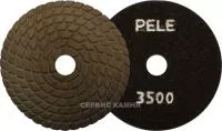 Алмазный гибкий шлифовальный круг PELE премиум D100x3,5 dry №3500 (Китай)