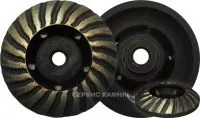 Фреза алмазная торцевая выпуклая  D100 №2 М14