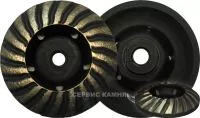 Фреза алмазная торцевая выпуклая  D100 №1 М14