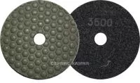 Алмазный гибкий шлифовальный круг ЧНС гексагон D100x4,5 dry №3500 (Украина)