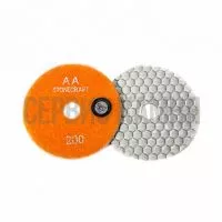 Алмазный гибкий шлифовальный круг GREEN LINE D100х3,0 dry №200