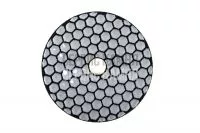 Алмазный гибкий шлифовальный круг DY  hexagonal D100x4,0 dry №100 
