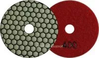 Алмазный гибкий шлифовальный диск DY hexagonal D100x4,0 dry №400 (Китай)