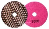 Алмазный гибкий шлифовальный круг JA hexagonal premium D100x3,5 dry №3000 (Китай)