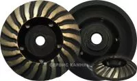 Фреза алмазная торцевая выпуклая  D100 №3 М14