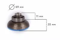 Алмазная профильная фреза JQ L30 №0 (Китай)