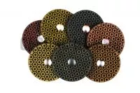 КОМПЛЕКТ Алмазный гибкий шлифовальный круг EHWA 100x5,0 wet СОТЫ (7 шт.) (Корея)