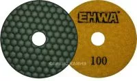 Алмазный гибкий шлифовальный круг EHWA hexagonal std D100x2,6 dry №100 (Корея)