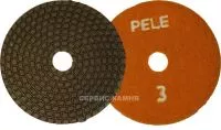 Алмазный гибкий шлифовальный круг PELE ТИП В D100x3,5 dry №3 (Украина)