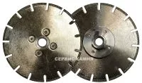 Алмазный диск по мрамору Dy серебряный D125 с фланцем (Китай)