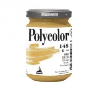 Краска для букв Polycolor 148 золотая 140 мл.